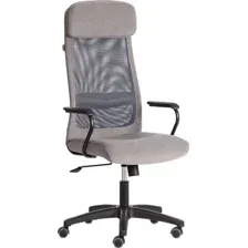 Офисное кресло TetChair Profit МП (флок/ткань, серый, 29/W-12)