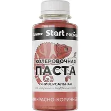 Колеровочная паста Сайвер Start Premium  Х8 (100мл, красно-коричневый)