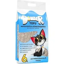 Наполнитель для туалета Doyzer Tofu активированный уголь 6 л