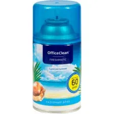 Сменный блок для освежителя воздуха OfficeClean Лазурный бриз (250мл)