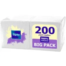 Салфетки бумажные SIPTO Big Pack 200 листов