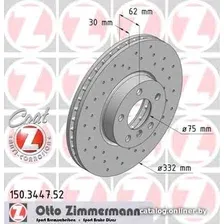 Тормозной диск Zimmermann 150344752