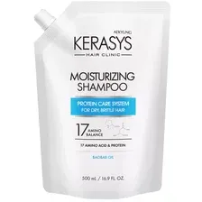 KERASYS Керасис Hair Clinic Шампунь для волос увлажняющий, запасной блок 500 мл