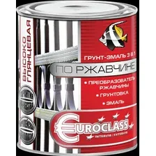 Грунт-эмаль Euroclass По ржавчине (900г, желтый)