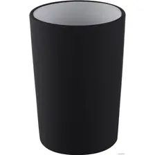 Стакан для зубной щетки и пасты Bisk Plain 06570 (черный)