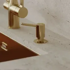 Дозатор, латунь, PVD матовое золото, Kitchen Line, IDDIS, SDIMG00i59