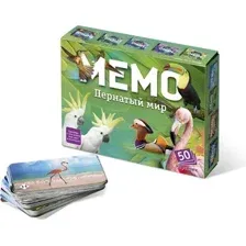 Детская настольная игра Нескучные игры Мемо. Пернатый мир 7952