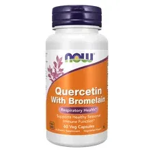 БАД Now Foods Quercetin with Bbromelain (60 капсул)