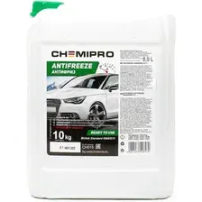 Антифриз готовый зеленый CHEMIPRO G11 -35°C, 10кг / CH015