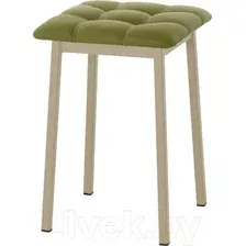 Табурет AMC Comfort 7К10.11 (кожзам, оливковый/капучино)