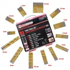 FK924U93 Сверла по металлу, набор 93пр. FORCEKRAFT