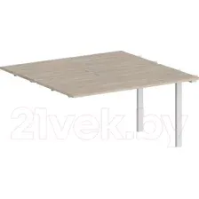 Комплект столов модульных Norden 120x123.8x75 / SG.211.OL.63.WH (белый/дуб светлый)
