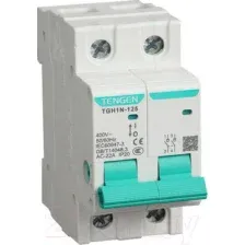 Выключатель нагрузки Tengen TGH1N-125 2P 80A 2M / TEN340016