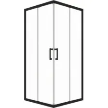 Душевой уголок Triton Фикс-Блэк 80x80 (без поддона)