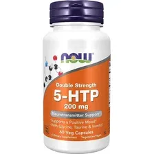 Аминокислота 5-HTP NOW Double Strength 200мг (60 капсул)