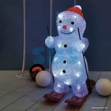3D-фигура Neon-Night «Снеговик на лыжах» 513-325