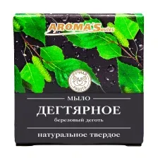 Мыло твердое Aroma Saules Дегтярное