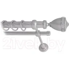 Карниз для штор Lm Decor Кубок 110 2р витой 25/16мм (сатин, 2м)