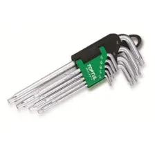Набор ключей Torx T10-Т50 9 предметов длинных TOPTUL (GAAL0914)