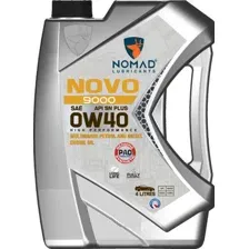 Моторное масло NOMAD Novo 9000 0W-40 API SN PLUS ACEA A3/B4 / 32377 (4л)