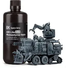 Фотополимер Elegoo 8K ABSlike V3.0 1кг (серый)