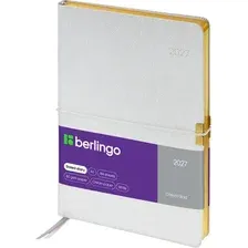 Ежедневник Berlingo Casual Gold 2027г / DD7_F0003 (184л, белый)