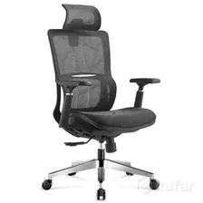 Офисное кресло SitUp Star chrome (сетка black/black)