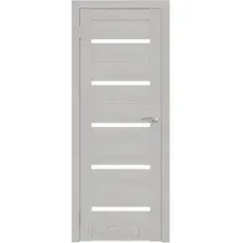 Дверь межкомнатная Юни Амати 01М 70x200 (белое стекло/сканди классик)
