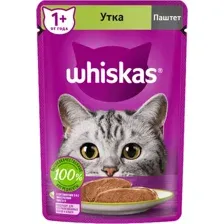 Пресервы Whiskas Паштет с уткой 75 г