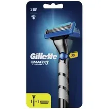 Бритвенный станок Gillette Mach3 Turbo 3D 2 сменные кассеты 7702018519989