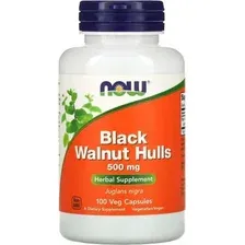 Black Walnut Hulls 500 mg, 100 капс