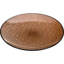 Тарелка столовая обеденная Белбогемия Bubble Brown BB102399 / 109786