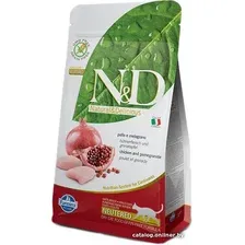Сухой корм для кошек Farmina N&D Grain Free Cat Chicken & Pomegranate Neutered (беззерновой с курицей и гранатом) 5 кг