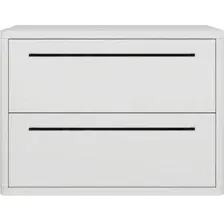 Тумба Shtabe Royal 5202 эко (белый/р.черная)