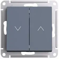 Выключатель для жалюзи Systeme Electric AtlasDesign ATN000719 (грифель)