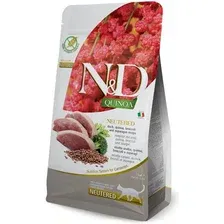 Сухой корм для кошек Farmina N&D GF Quinoa Cat Neutered (утка, брокколи, спаржа) 1.5 кг