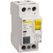 УЗО IEK ВД1-63 1P+N 40А 30мА (MDV10-2-040-030)