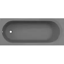 Ванна Alba Spa Baline 170x70 (антрацит матовый)