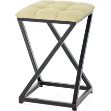 Табурет AMC Comfort 8К1.15 (кожзам светло-желтый/черный)