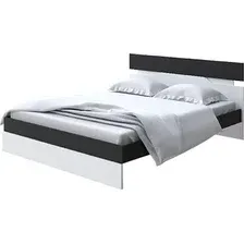 Кровать PROxSON Milton 140x190 (черный/белый)