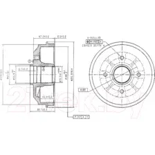 Тормозной барабан Patron PDR1370