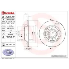 Тормозной диск Brembo 08A20211