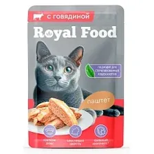 Royal Food Паштет с говядиной для кошек 75 г