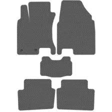 Комплект ковриков для авто Alicosta Nissan Qashqai I (suv / J10) 2006 - 2013 (серый, ромб)
