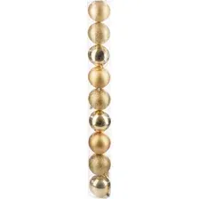 Елочная игрушка Ausini VT25-04004-1 (золото, 9 шт)