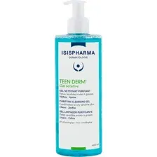 Гель для умывания ISISPHARMA Teen Derm Gel Sensitive очищающий для жирной и проблемной кожи 400 мл