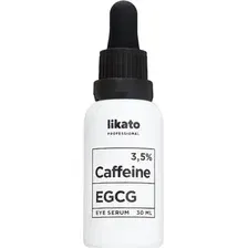Сыворотка для век Likato Professional Против отеков и морщин с кофеином 3.5% + EGCG (30мл)
