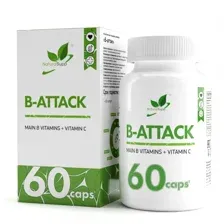 Б-комплекс Б-Аттак NaturalSupp B-Attack 60 капсул