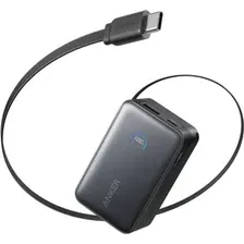 Внешний аккумулятор Anker Nano Power Bank Built-in USB-C A1638 45W 10000mAh (черный)