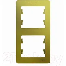 Рамка для выключателей и розеток Systeme (Schneider) Electric Glossa GSL001006